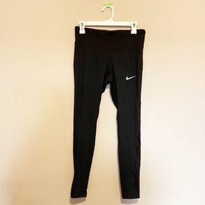 Nike Dri-Fit Black Leggings with Mesh Details